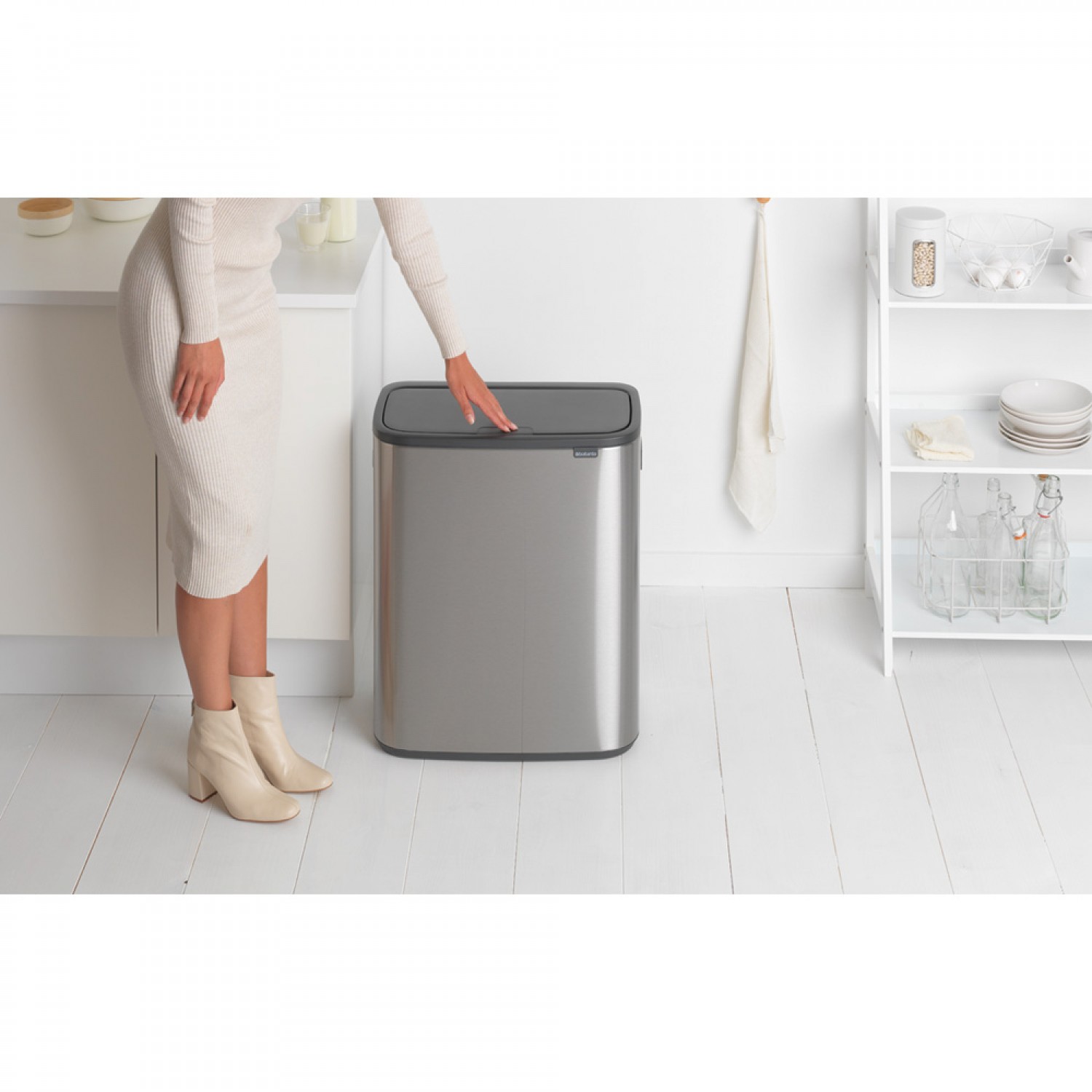 Кош за разделно събиране на отпадъци Bo Touch Bin 2х30л (FPP) 