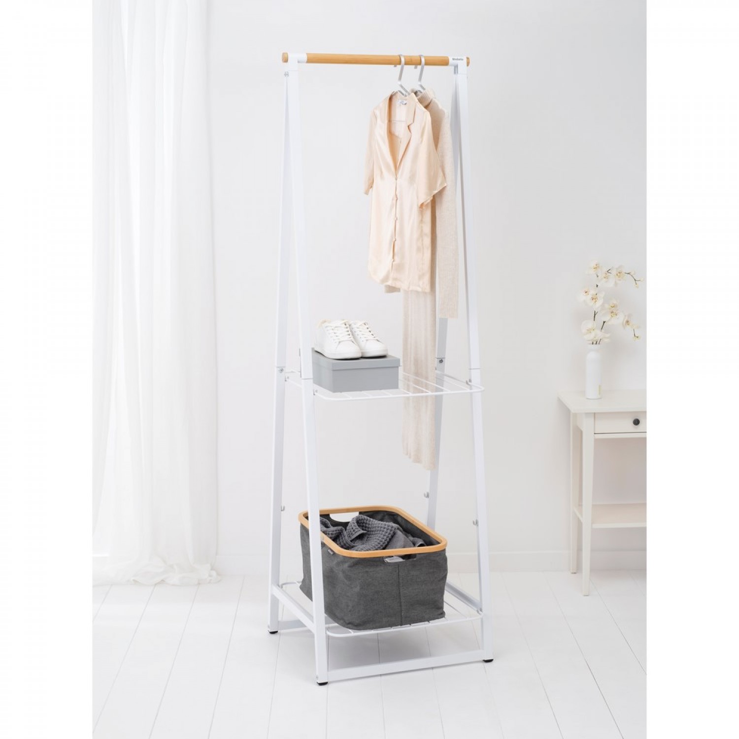 Сгъваем кош за пране Linn 40л (черен)
