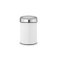 Кош за отпадъци Touch bin 3л (бял)