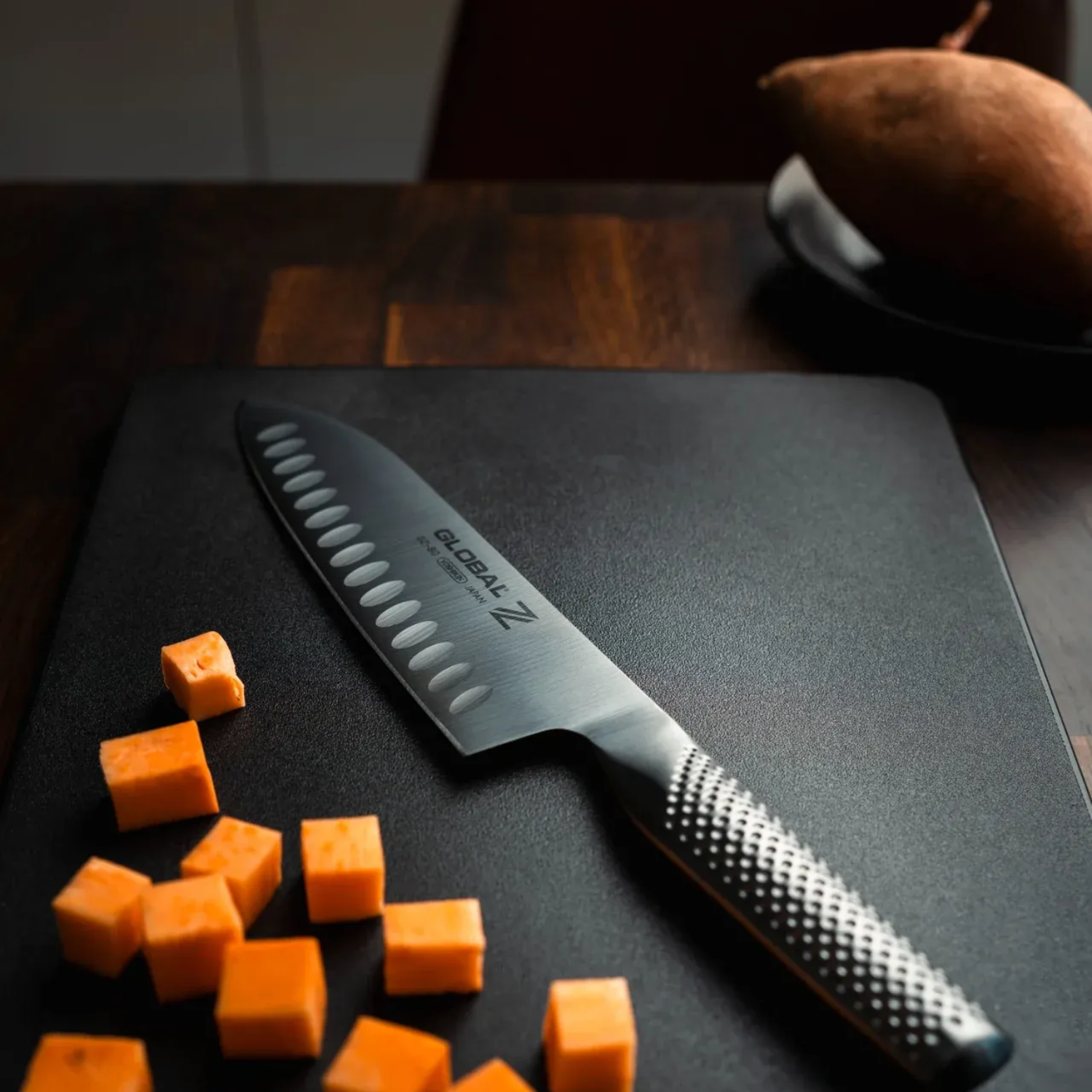 GZ-80 Нож Santoku  18см