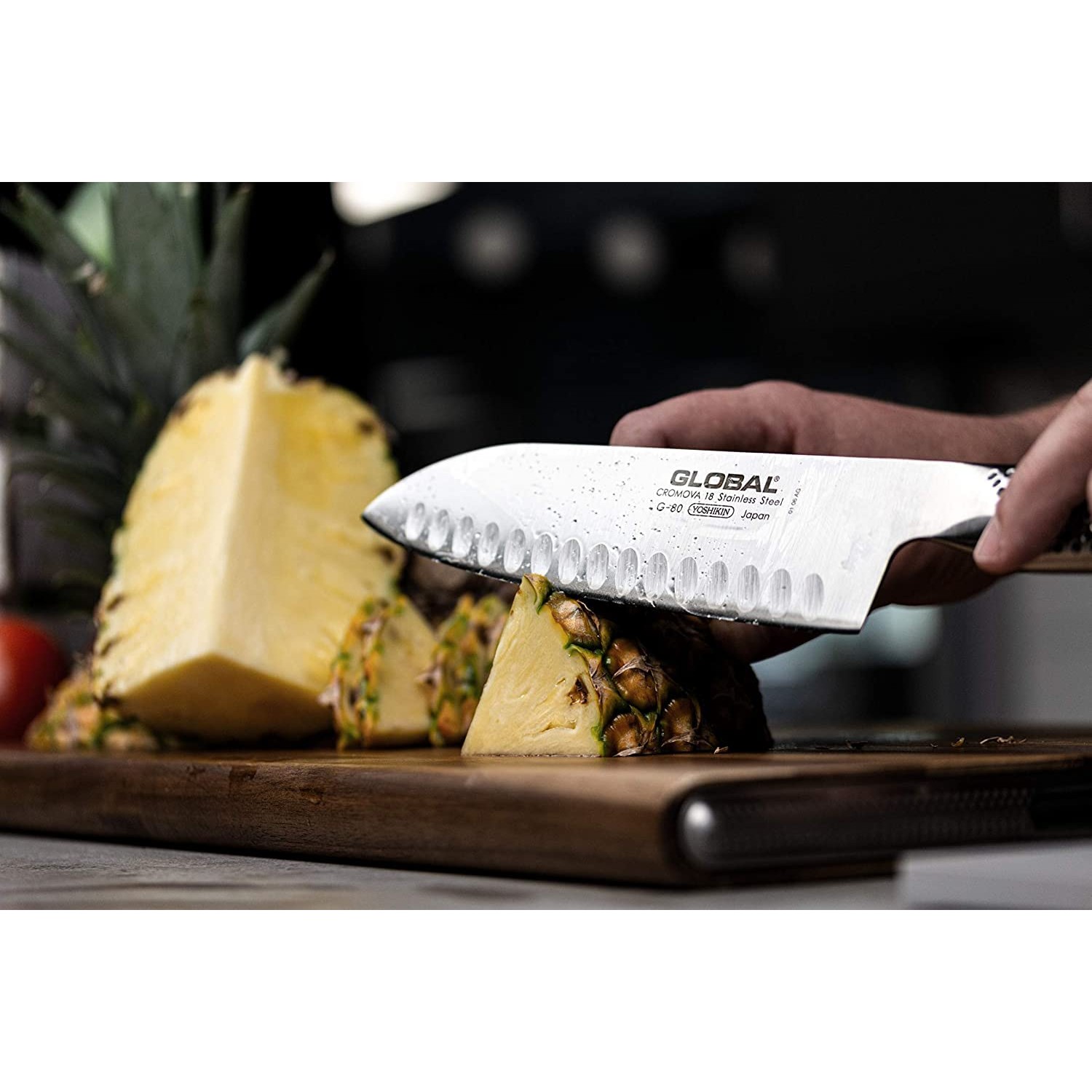 G-80 Нож Santoku с вдлъбнатини 18см