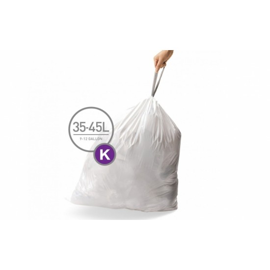 Кош за отпадъци с педал Slim 40л (черен)