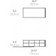Органайзер за чекмедже 22,8х50,8см (сив)