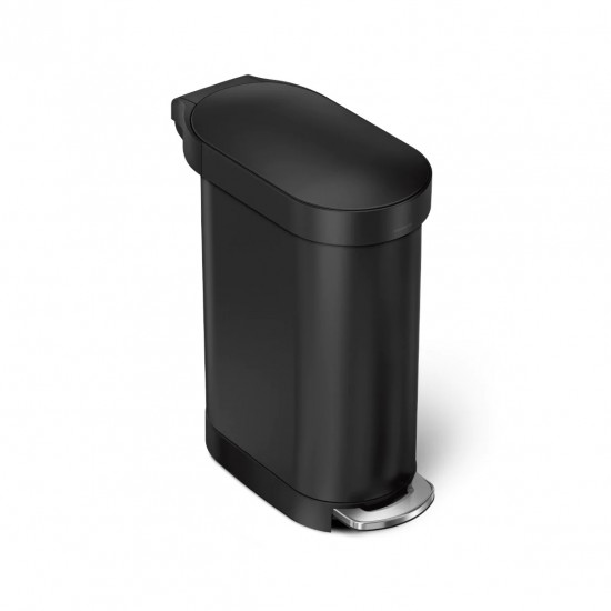 Кош за отпадъци с педал Slim 45л N (черен мат)